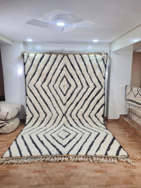 White Jawad Marokkaans handgemaakt tapijt